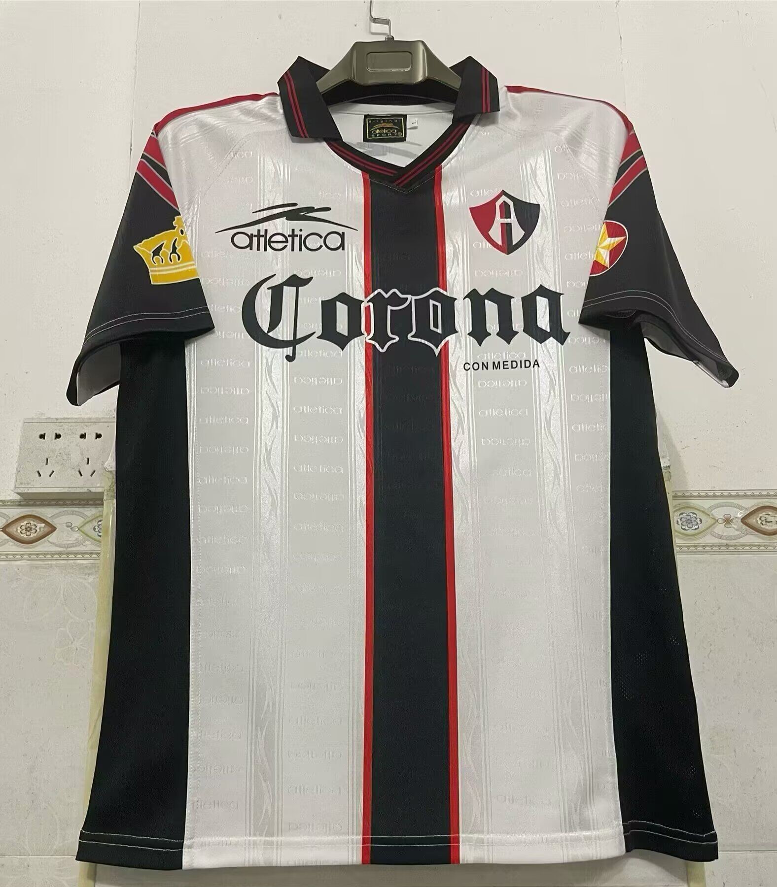 AAA Quality Atlas 98/99 Away White Soccer Jersey